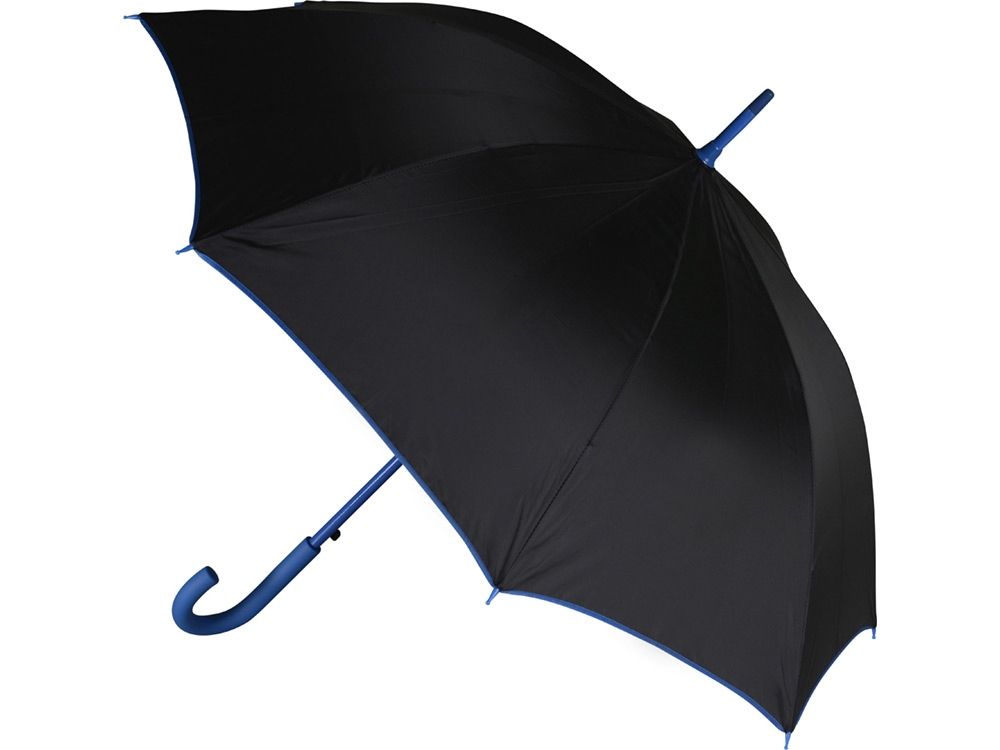 Зонт-трость Гилфорт полуавтомат, черно-синий