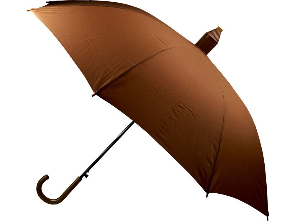 Зонт-трость Телескоп полуавтомат, коричневый