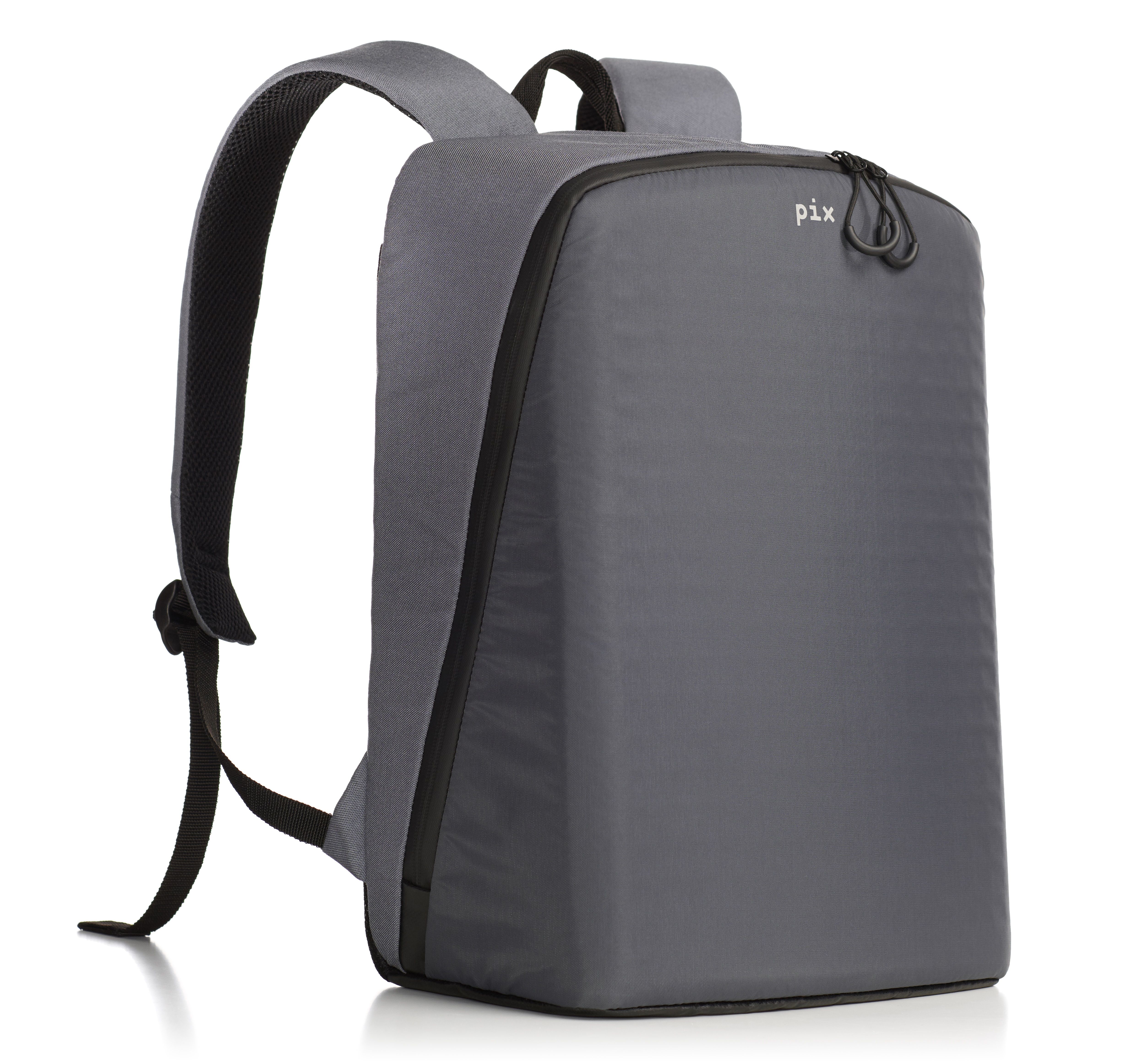Рюкзак с LED экраном PIX серый