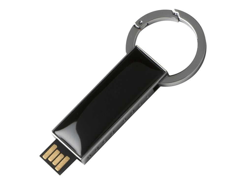 картинка USB-флешка на 16 Гб Essential Shiny Black от супермаркета Рекламы+