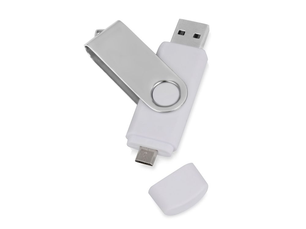 картинка USB/micro USB-флешка на 16 Гб Квебек OTG от супермаркета Рекламы+