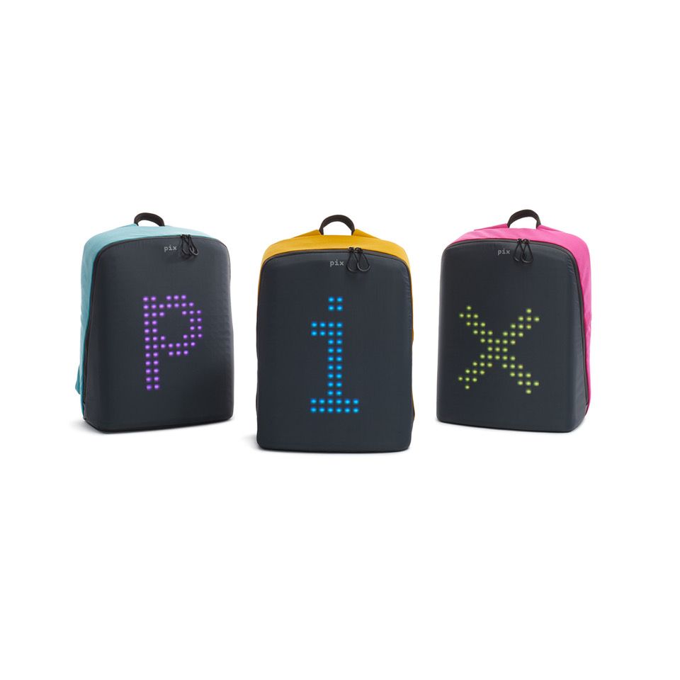 Рюкзак с LED экраном PIX черный