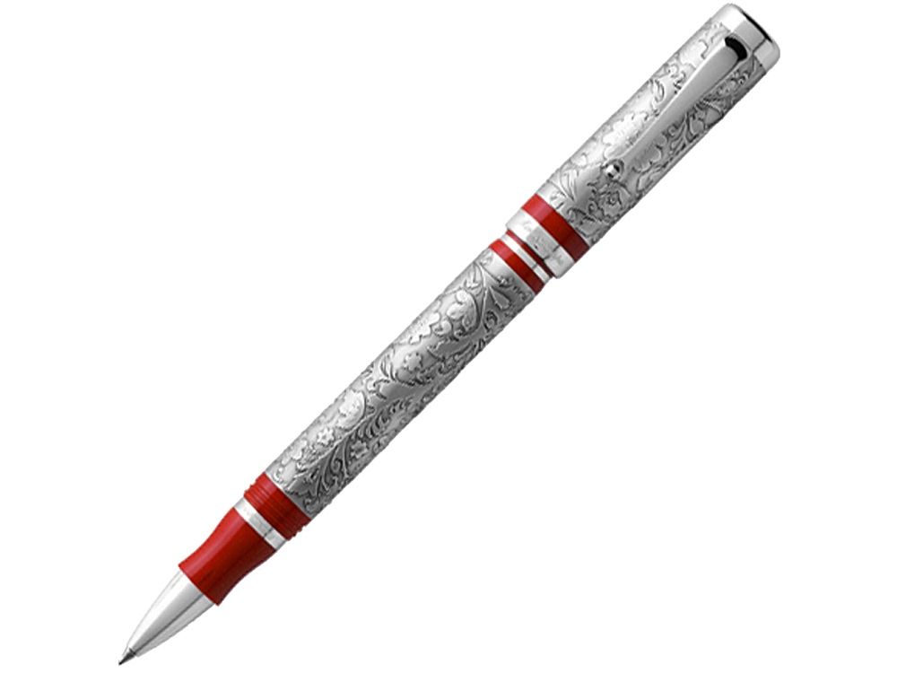 Ручка роллер Montegrappa Хохлома цветы, серебро 925